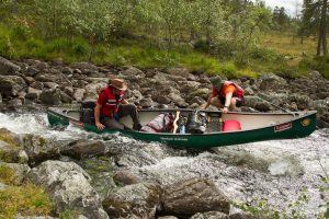 Canoe exploration in Sweden